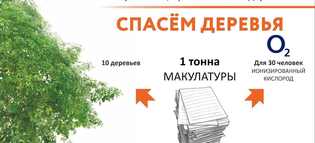 Кисловодчан приглашают принять участие во Всероссийской экологической акции «Сдай макулатуру – спаси дерево»