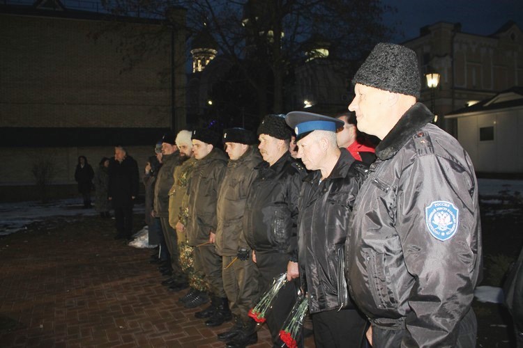 Казаки Кисловодска провели памятную акцию у крепостной стены