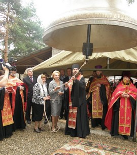 Освещение колоколов в Кисловодске