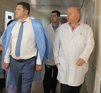 Мэр Кисловодска посетил центральную городскую больницу