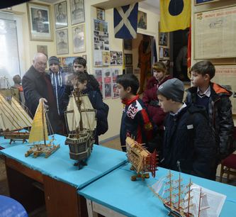 Воспитанники кисловодского Центра военно-патриотического воспитания, туризма и экскурсий «ЦЕНТУР» посетили музей «Морская душа»