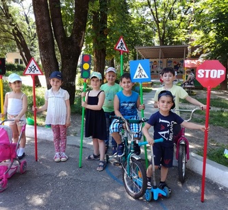 В детских садах Кисловодска проходят профилактические мероприятия по предупреждению детского дорожно-транспортного травматизма