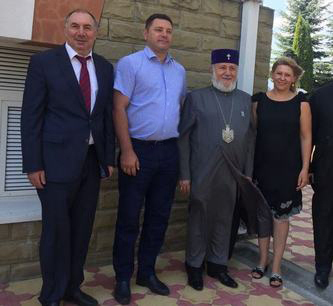 В Кисловодске прошла официальная встреча Главы города Александра Курбатова  с Верховным Патриархом и Католикосом всех армян Гарегином II