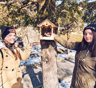 «Птичьи столовые» появились в национальном парке «Кисловодский»