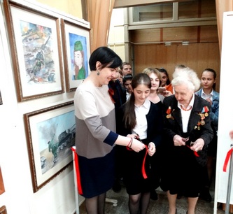 «Нам не забыть победный май» - в Кисловодске открылась выставка детских работ
