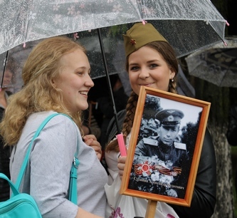 Пять тысяч человек прошли в «Бессмертном полку» в Кисловодске