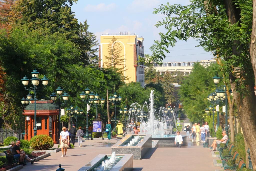 В Кисловодске продлили сезон фонтанов.