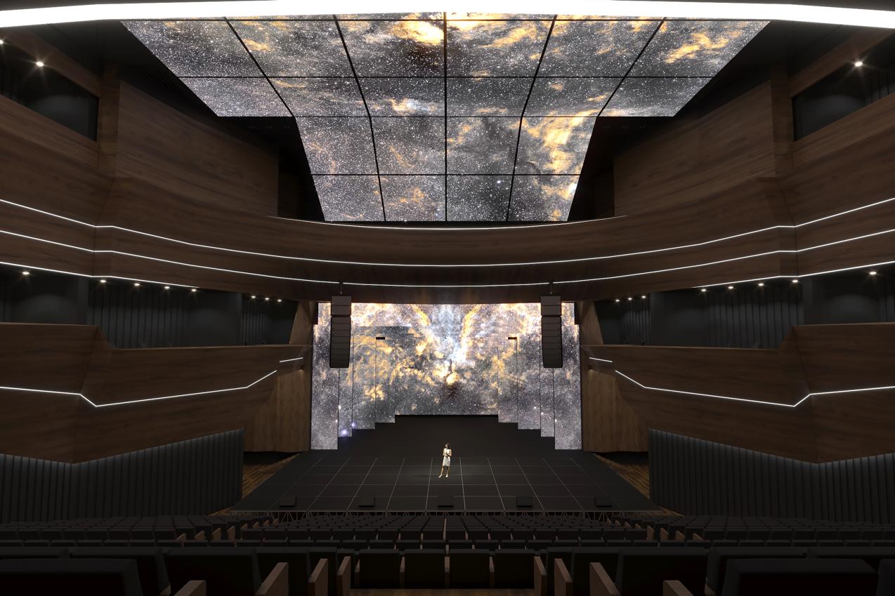 Первый в России концертный зал с трансформацией LED-потолка появится в Кисловодске.