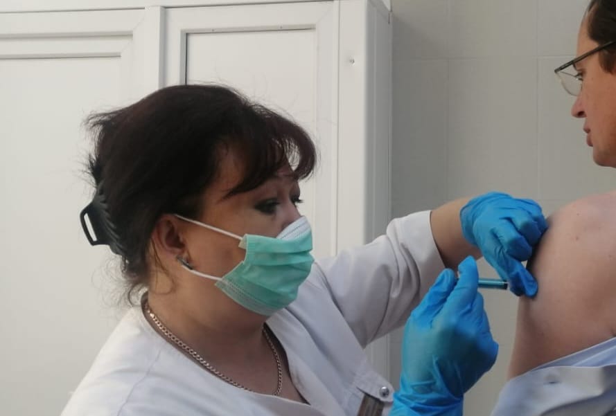 За полтора месяца в Кисловодске привилось от гриппа 23 000 человек