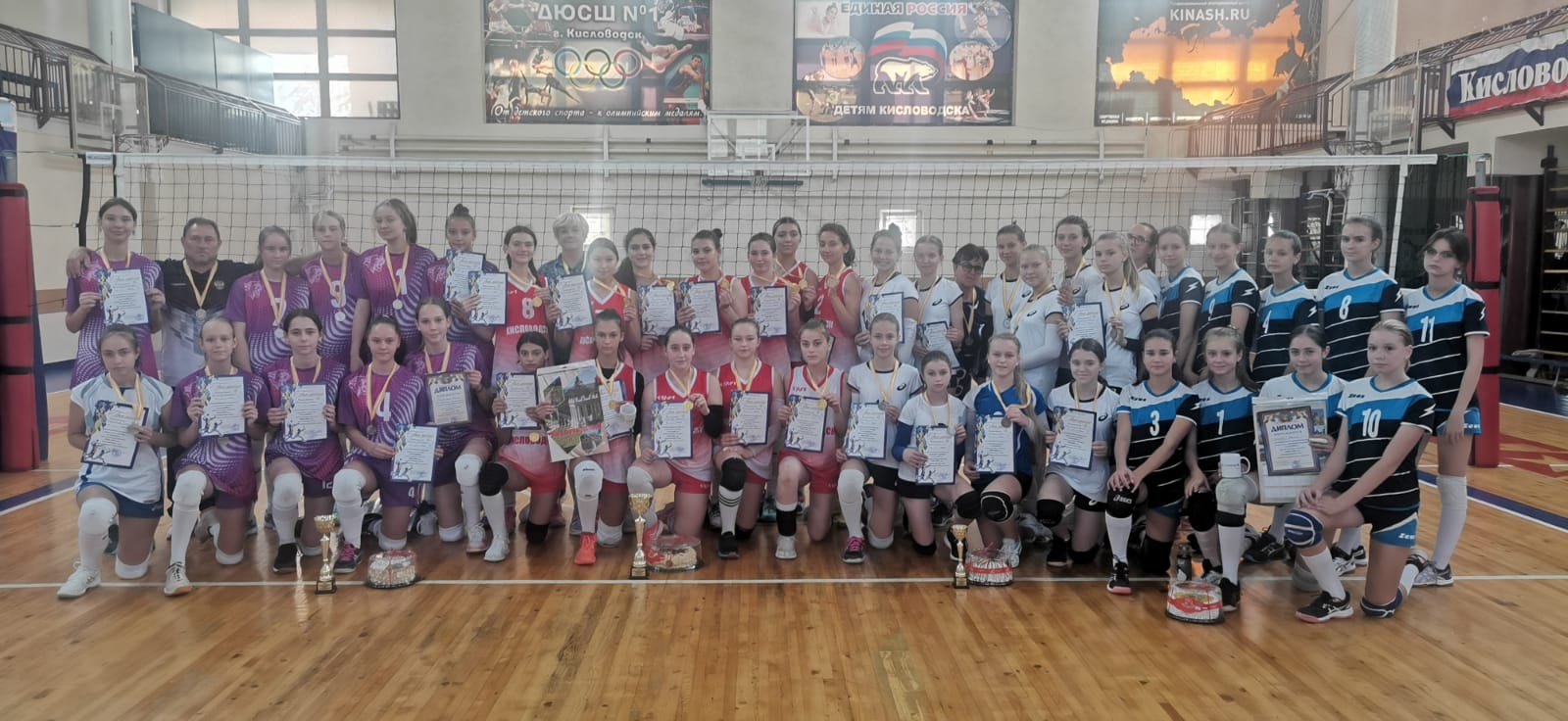 Кубок Кисловодска по волейболу разыграли команды юниорок из 8 городов