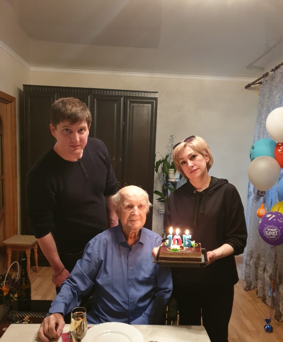 Ветеран Великой Отечественной войны кисловодчанин Василий Георгиевич Липченко отметил 105 день рождения