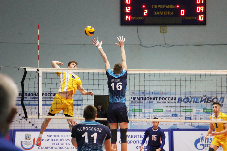 Кисловодчан приглашают на матчи Чемпионата России по волейболу среди команд Высшей лиги