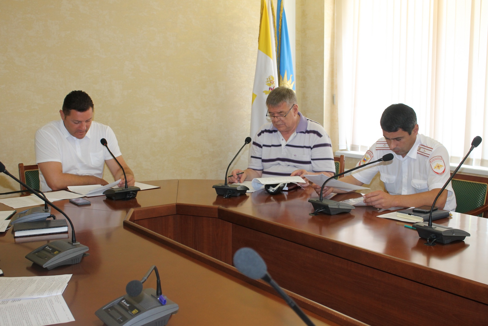 Под председательством Главы города-курорта Кисловодска Александра Курбатова состоялось очередное заседание Антитеррористической комиссии